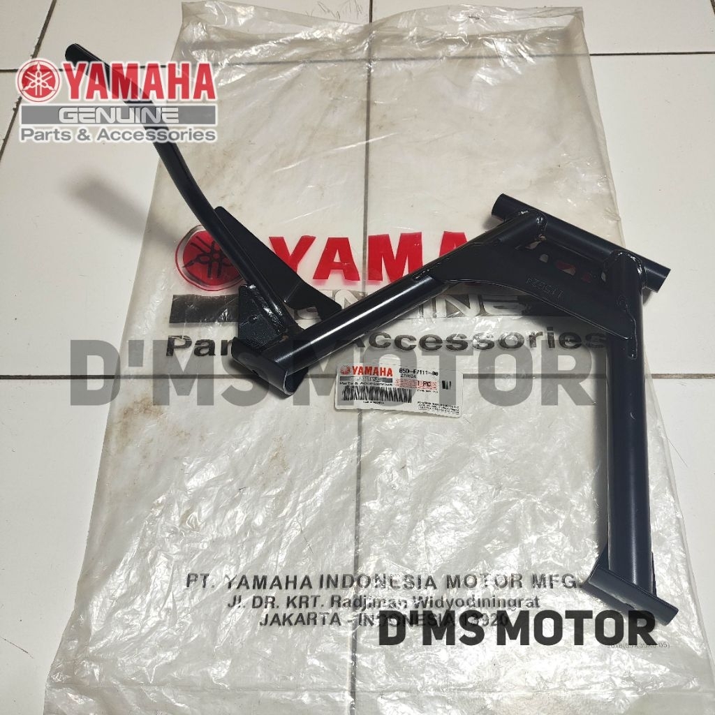 STANDAR TENGAH FREEGO FREE GO GEAR 125 ORI YGP ORIGINAL YAMAHA SETANDAR DUA 2  JAGAL STD STAND HITAM