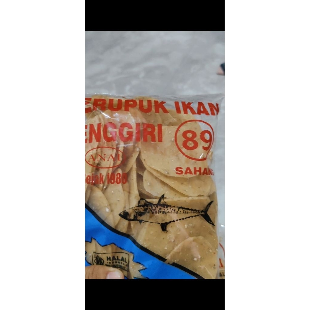 

KERUPUK IKAN TENGGIRI/ KERUPUK IKAN TENGGIRI SAHANG