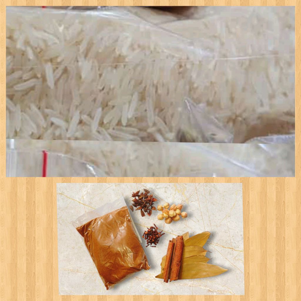

Beras basmati 1kg dan bumbu kebuli instan