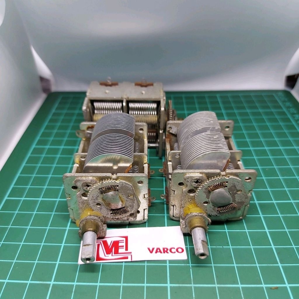 varco variabel besi 400pf (2x200pf )slow motion