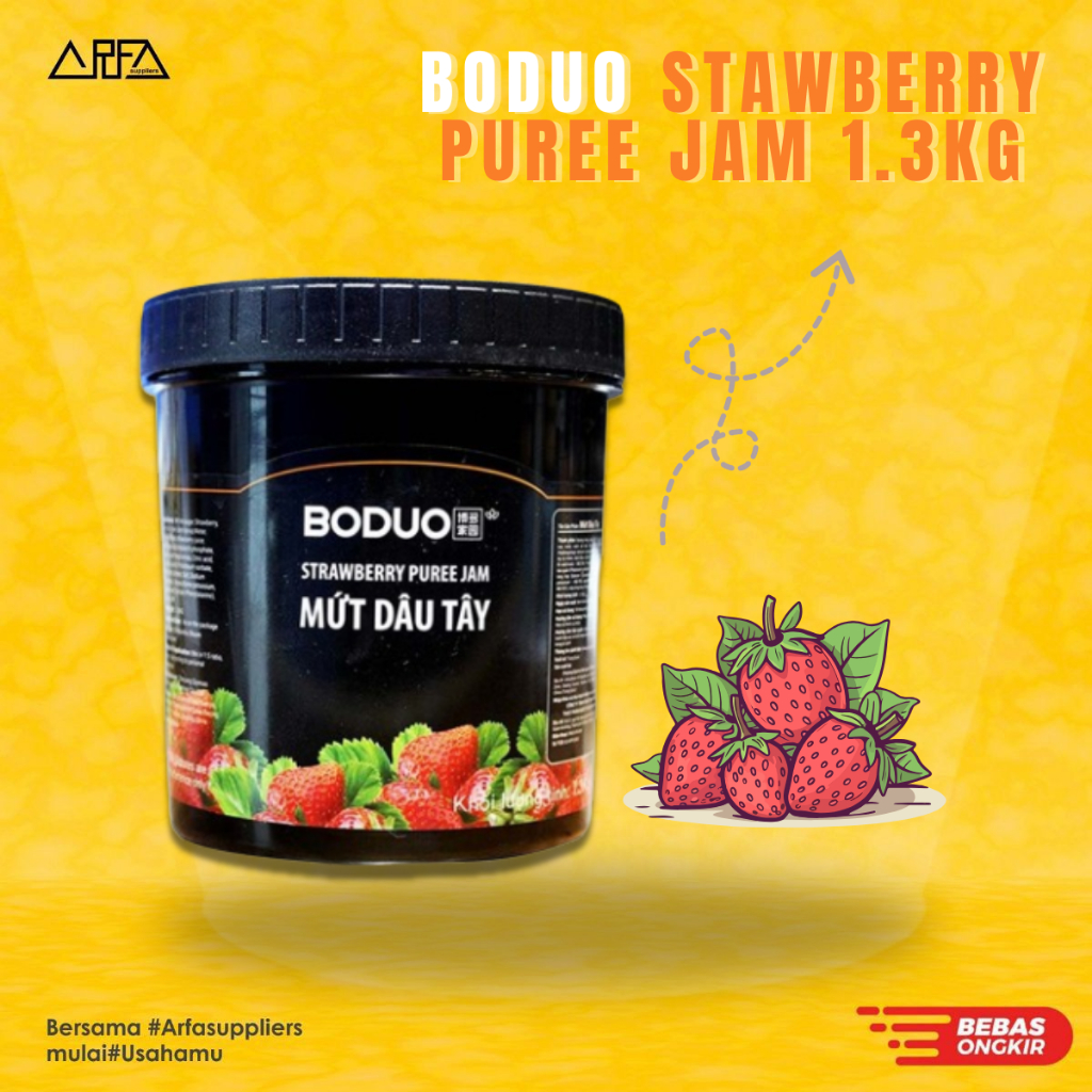 

Boduo Strawberry Puree Jam 1.3kg
