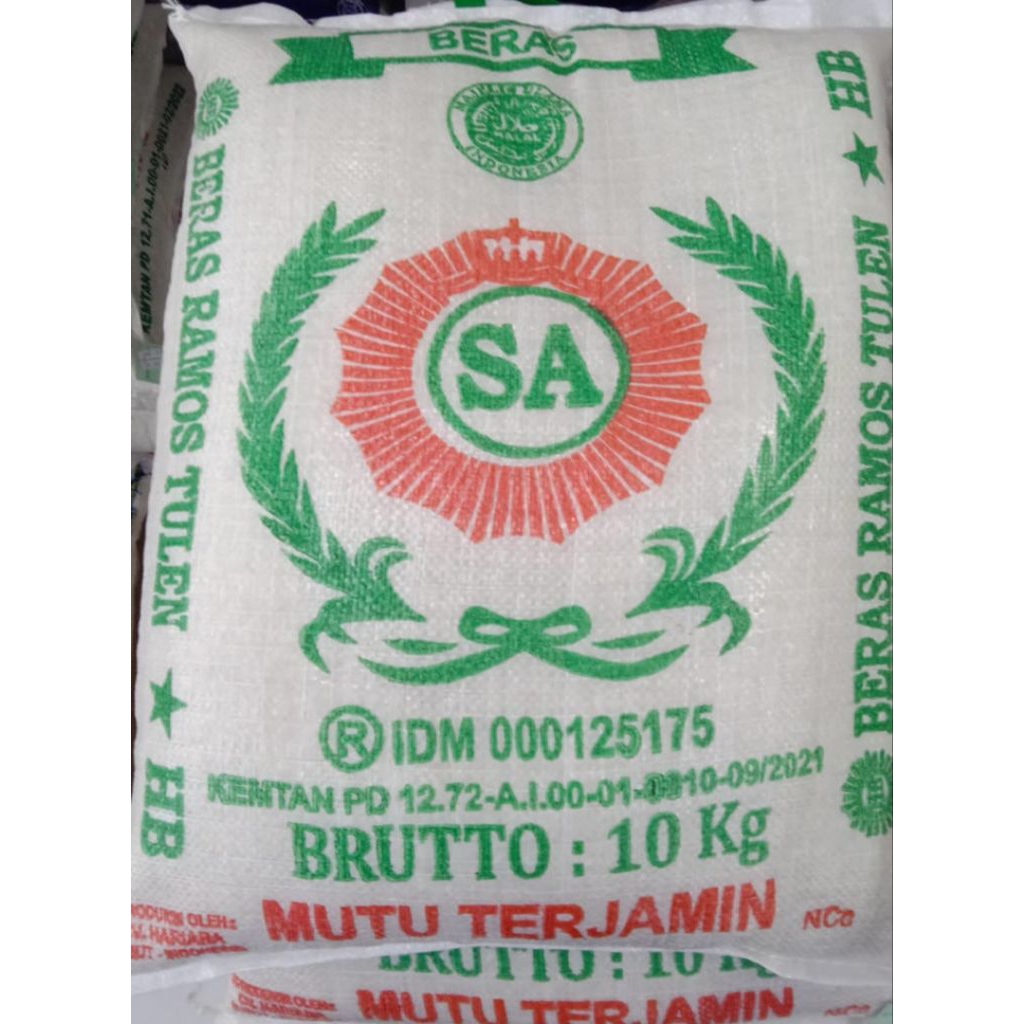 

beras Ramos tulen 10kg merek SA