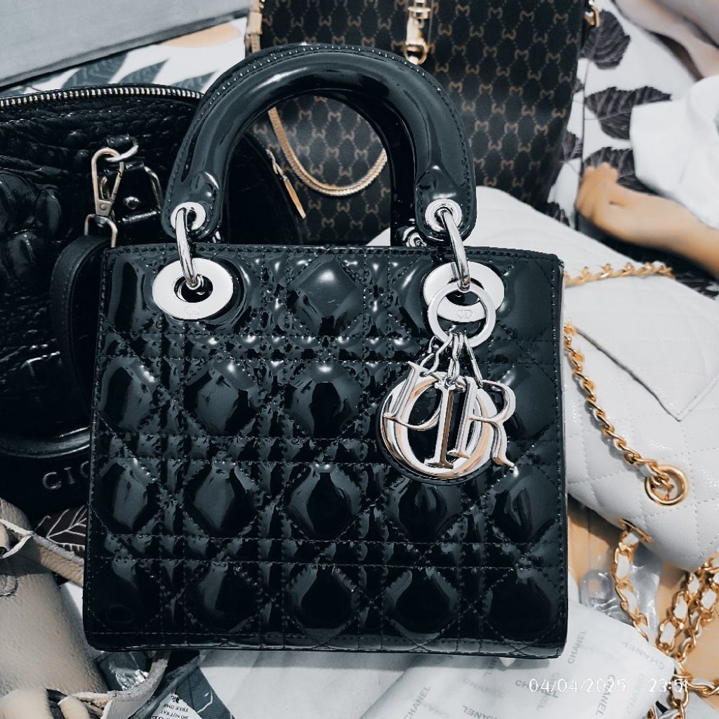 Tas Preloved Original Leather Mirror VVIP kondisi baru