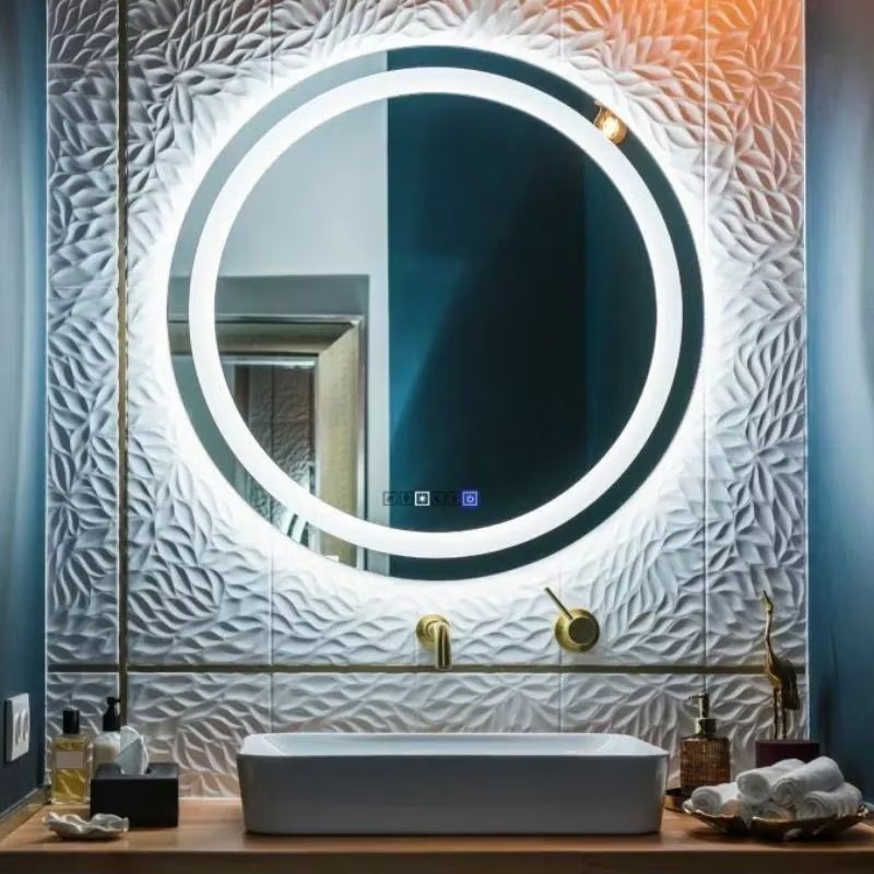 Cermin Lampu Led Ring Aesthetic Mirror | Cermin Gantung Bulat