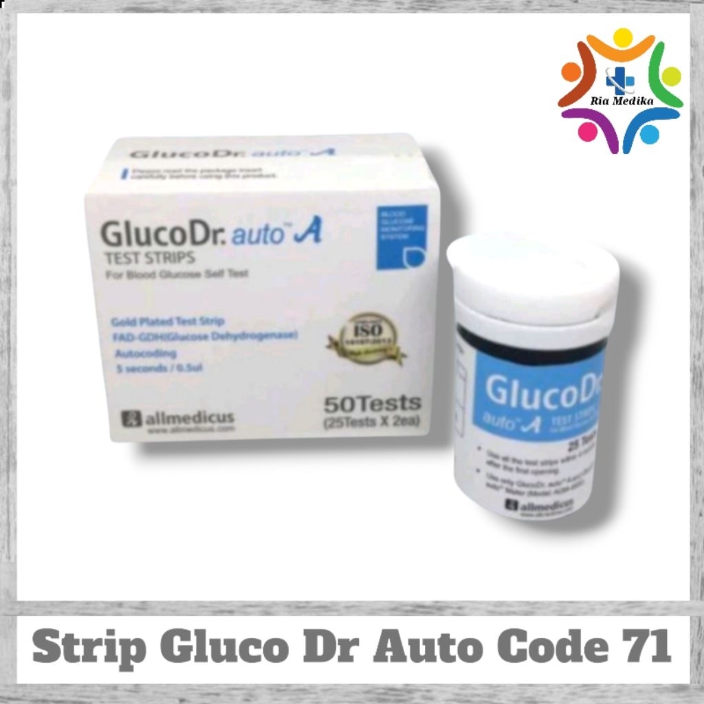 Strip Gluco Dr Auto Refill Gluco Dr Auto Isi Ulang Gluco Dr Auto