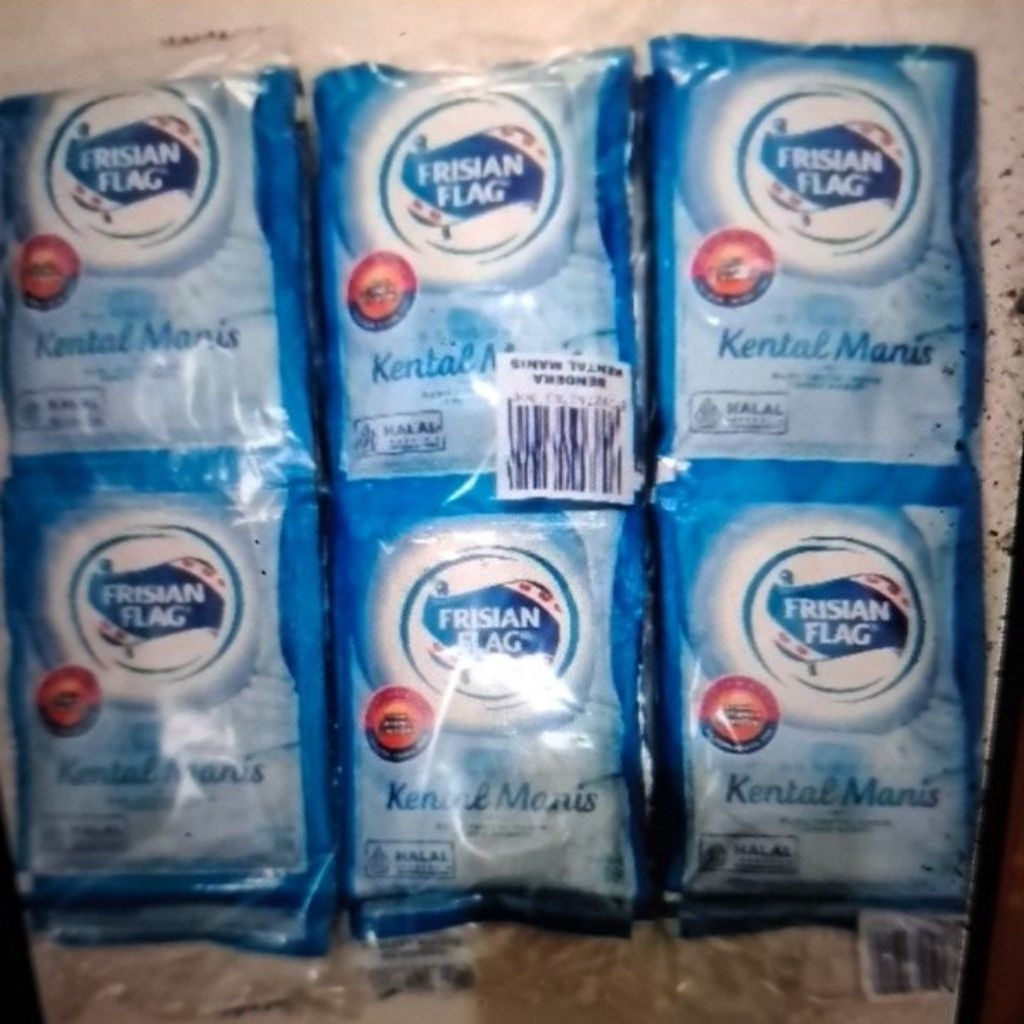

Frisian flag kental manis sachet 38 gr isi 6 pcs