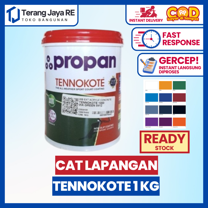 Cat Lapangan PROPAN Tennokote 1 KG