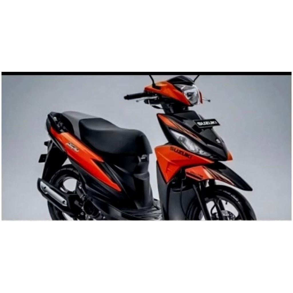Striping List Body New Suzuki Address 115 PLAYFULL, Luminouse Orange (PsQ) Playful, Original SGP 100