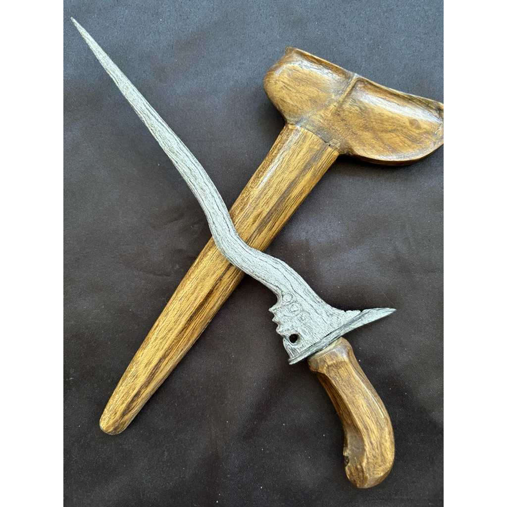 Keris Nogo Kikek Pamor Meteorit  Tangguh madiun