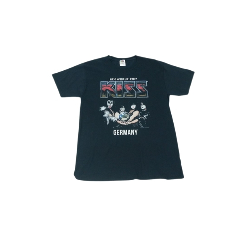 Kaos Band Kiss world 2017 Germany Tour Tshirt Black