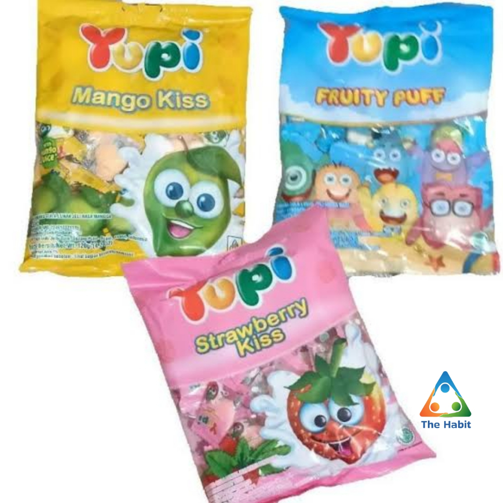 

(The Habit) Yupi Permen Gummy Jelly Kemasan Bag 120gr