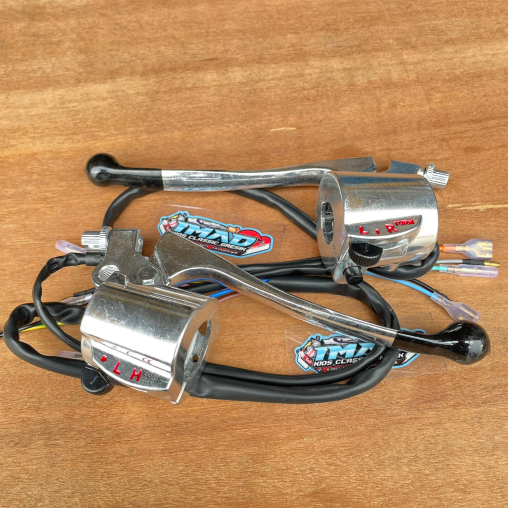 HOLDER SET GAS LUAR HONDA CB100 CB 125 CB 100 CG125 CB PSP GL 100 Gl 125 SET HANDLE REM DAN KOPLING
