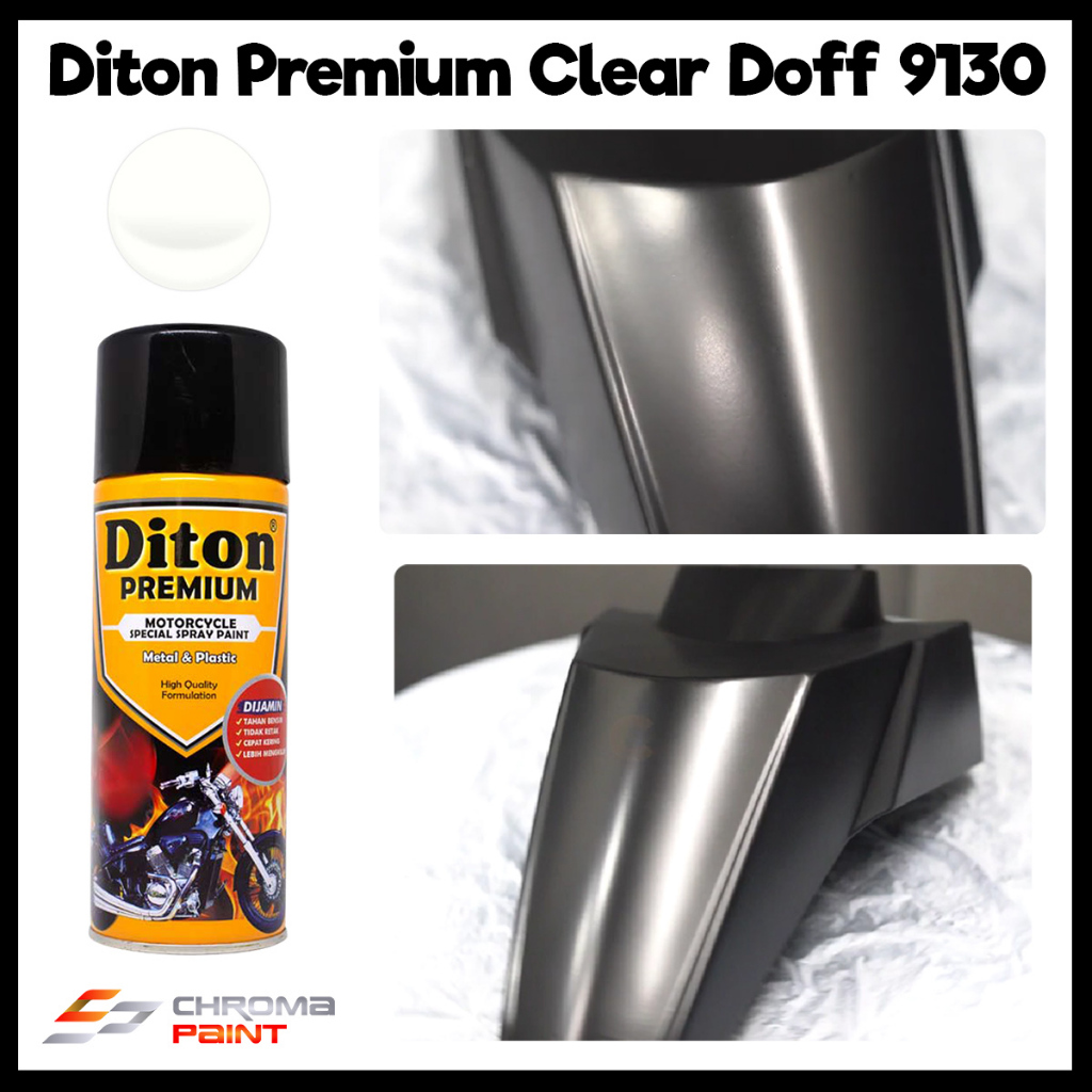 Diton Premium Clear Doff 9130 - Clear Coat - Pernis Motor Semprot