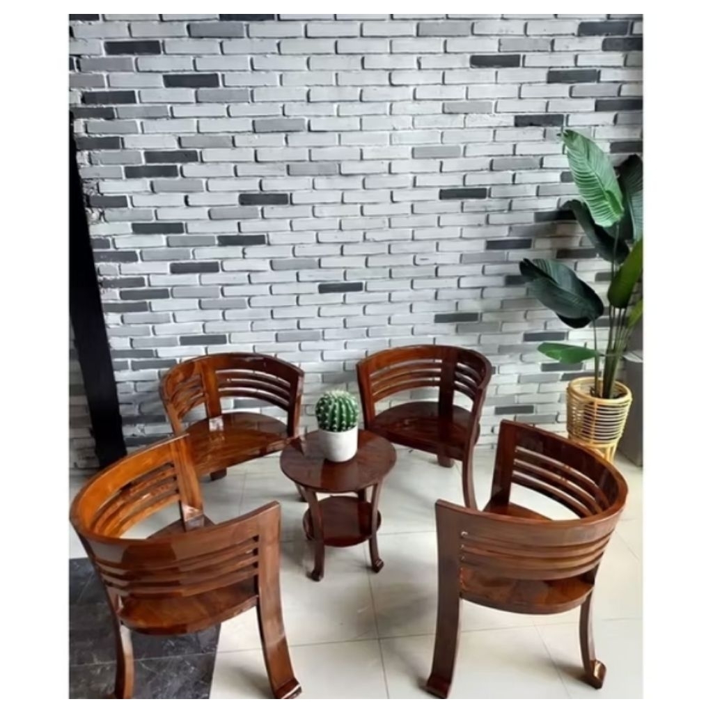 Kursi Teras Minimalis Kayu Jati Kursi Tamu Minimalis Kayu Jati Kursi Teras Kayu Jati