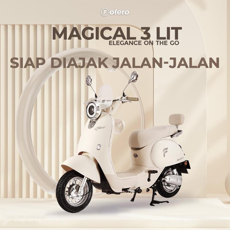 SEPEDA LISTRIK OFERO MAGICAL 3 LIT OFFICIAL OFERO INDONESIA