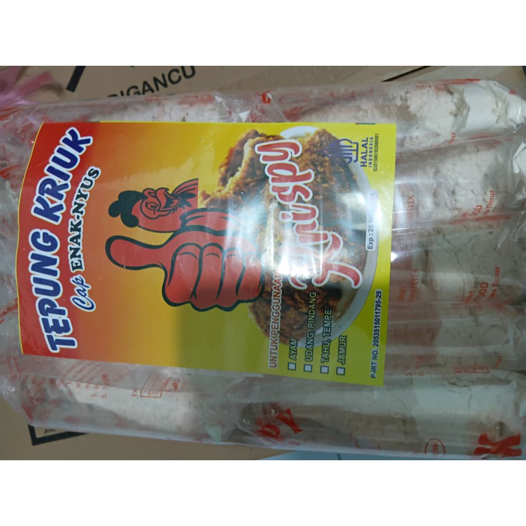 

tepung kriuk hadiah centong