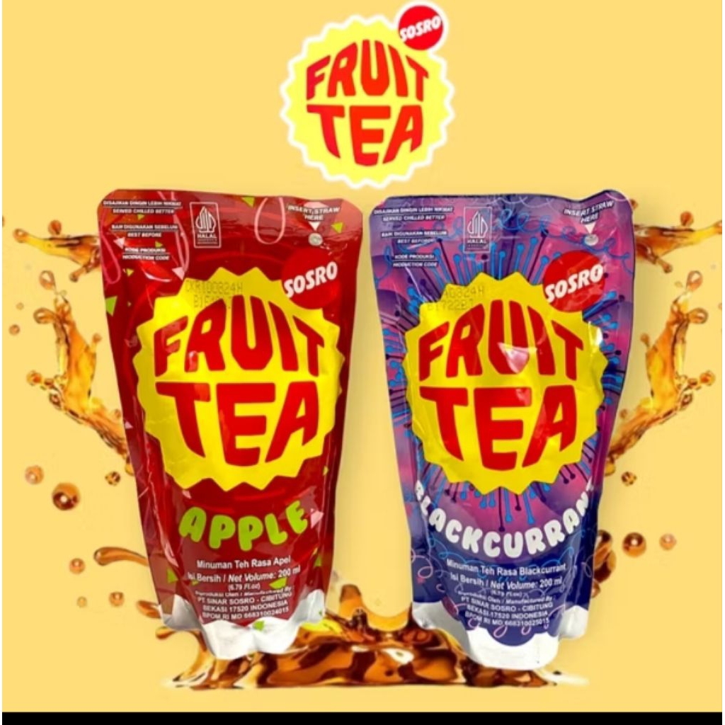 

Promo!! Fruit tea Sosro pouch termurah