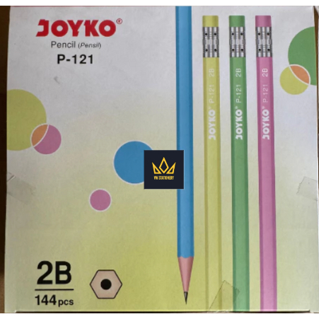 

(1 GROSS / 12 LUSIN) Pencil Pensil Joyko P-121 2B