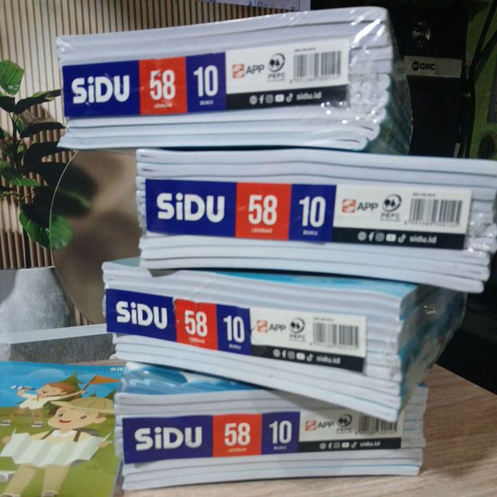 

BUKU SIDU 58 LEMBAR BUKU TULIS SEKOLAH_ 1 PAK ISI 10 Pcs