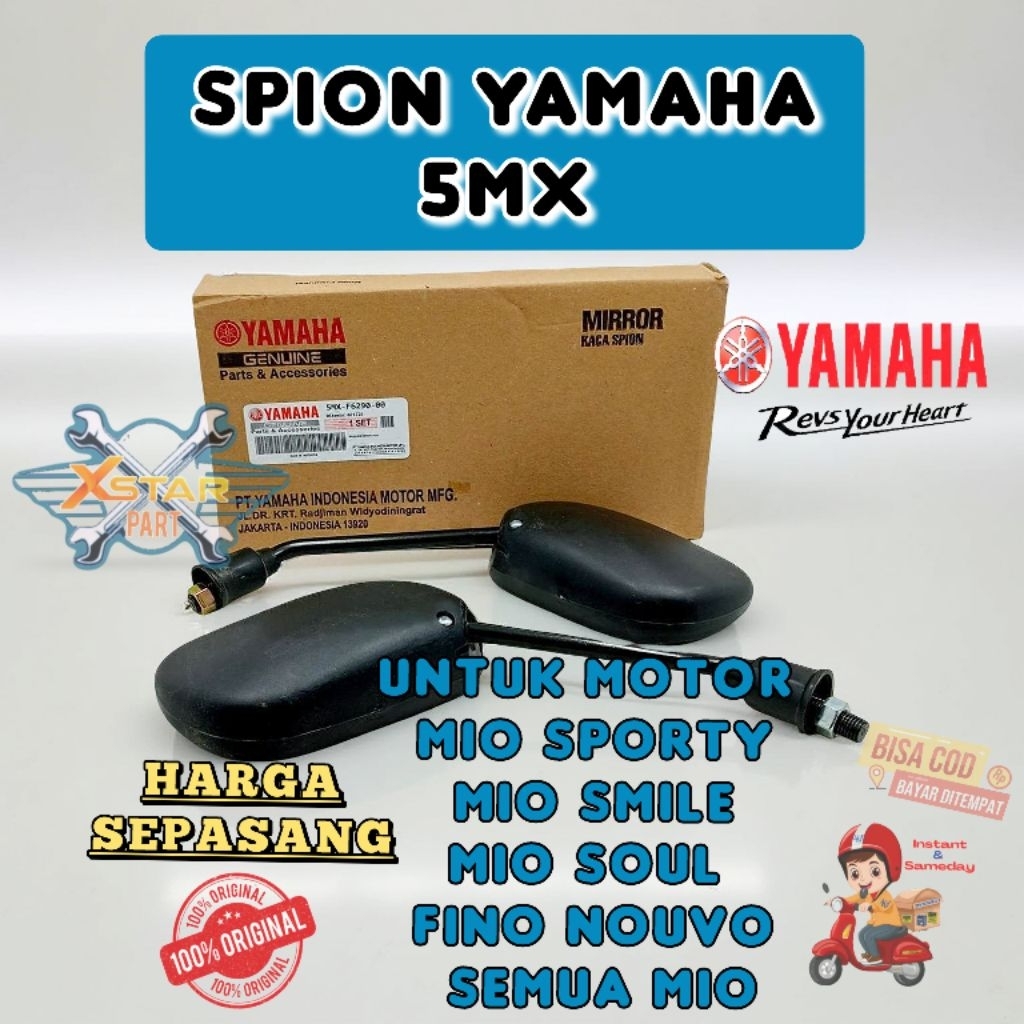 ORI KACA SPION YAMAHA 5MX MIO SPORTY,MIO SMILE,MIO SOUL