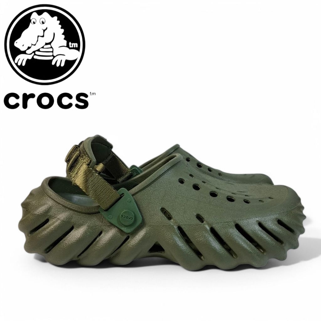 SANDAL CROCS ECHO CLOG/CROCS ECHO/SEPATU SANDAL CROCS ECHO UNISEX