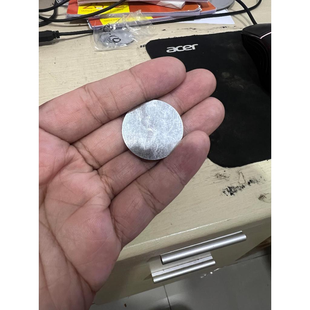 Plat Besi Bulat Diameter 30 mm LAWAN MAGNET ( BUKAN MAGNET )