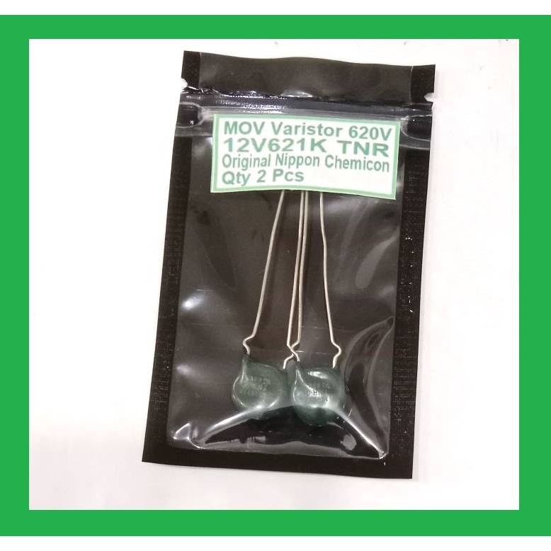 Qty 2 Pcs MOV Varistor 620V 12V621K TNR Original Nippon Chemicon