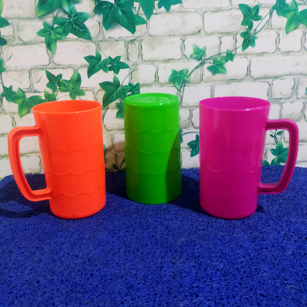Gelas Cangkir Plastik KOPYOR Gagang / gelas es gelas  motif lucu