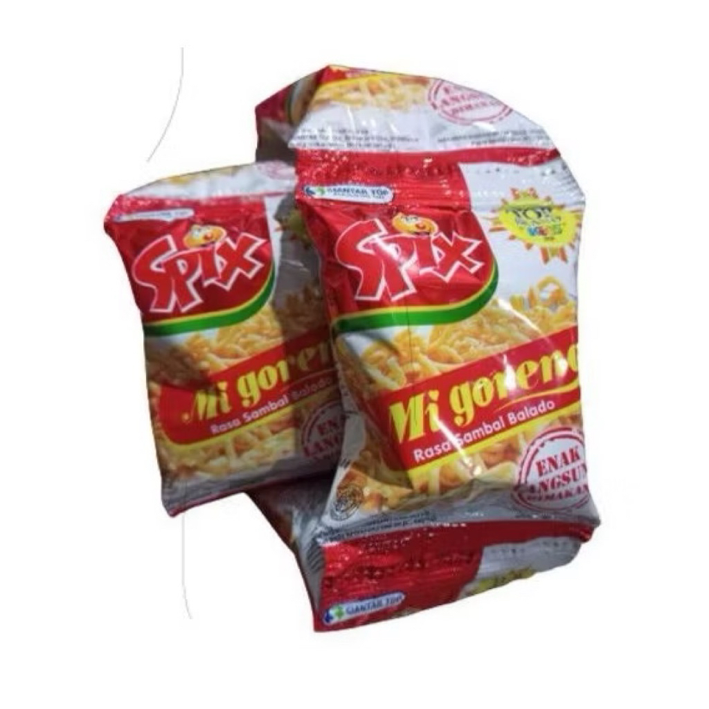 

(500an) SPIX SNACK MI GORENG / SPIX MIE GORENG 9gr X 10 MURAH!