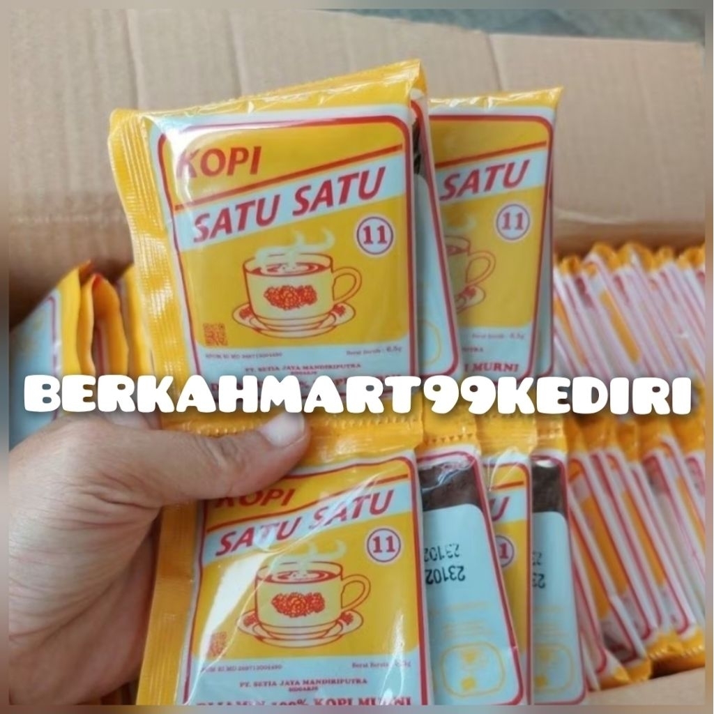 

(Termurah)✅️Kopi satu satu 1 renteng isi 10 sachet(kopi aja tidak ada gula)