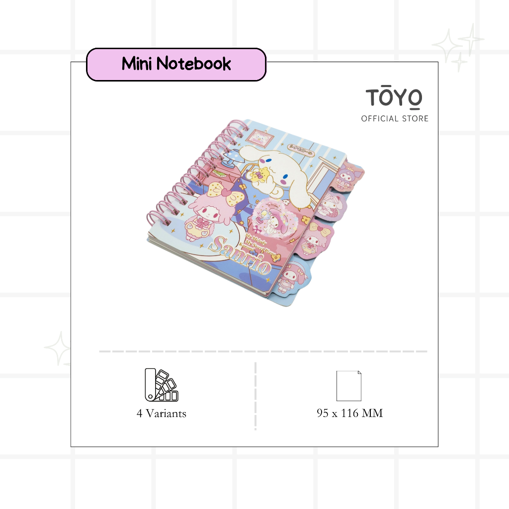 

Mini Spiral Notebook – Sanrio Characters