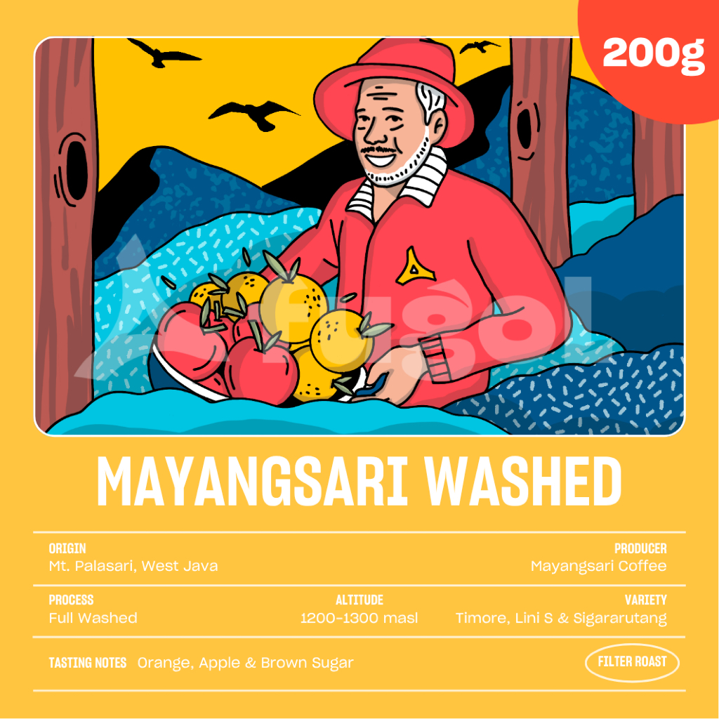 

Biji Kopi Arabika MAYANGSARI WASHED (200 gr) Specialty Coffee Beans