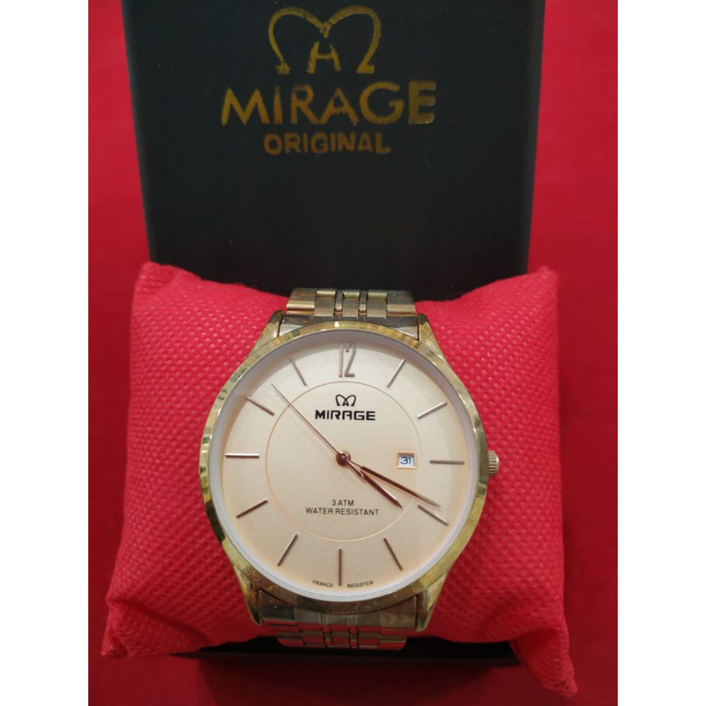 Jam Tangan Pria MIRAGE 8647BRP-M Original