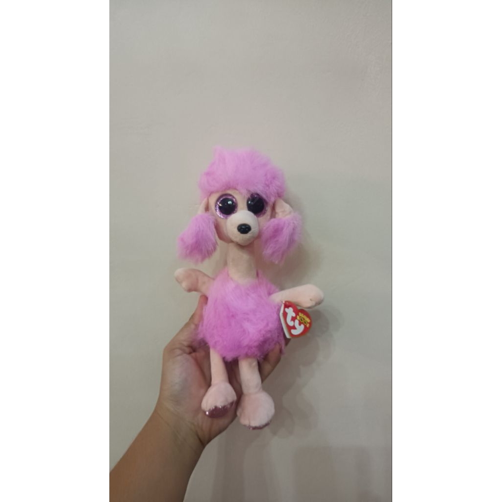 Boneka Bulir Anjing / Guguk / Doggy Puddle Pink Cantik Ori TY
