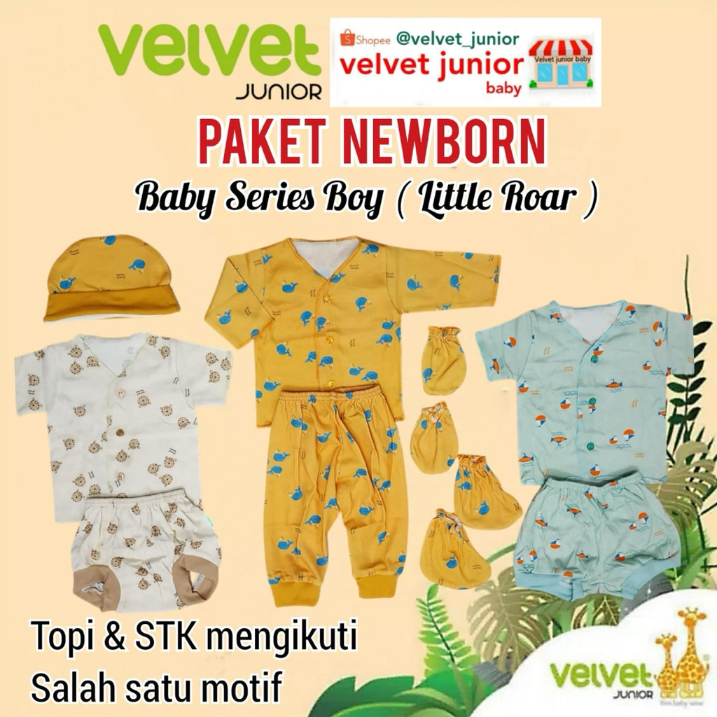Velvet Junior Baju Bayi Newborn Set