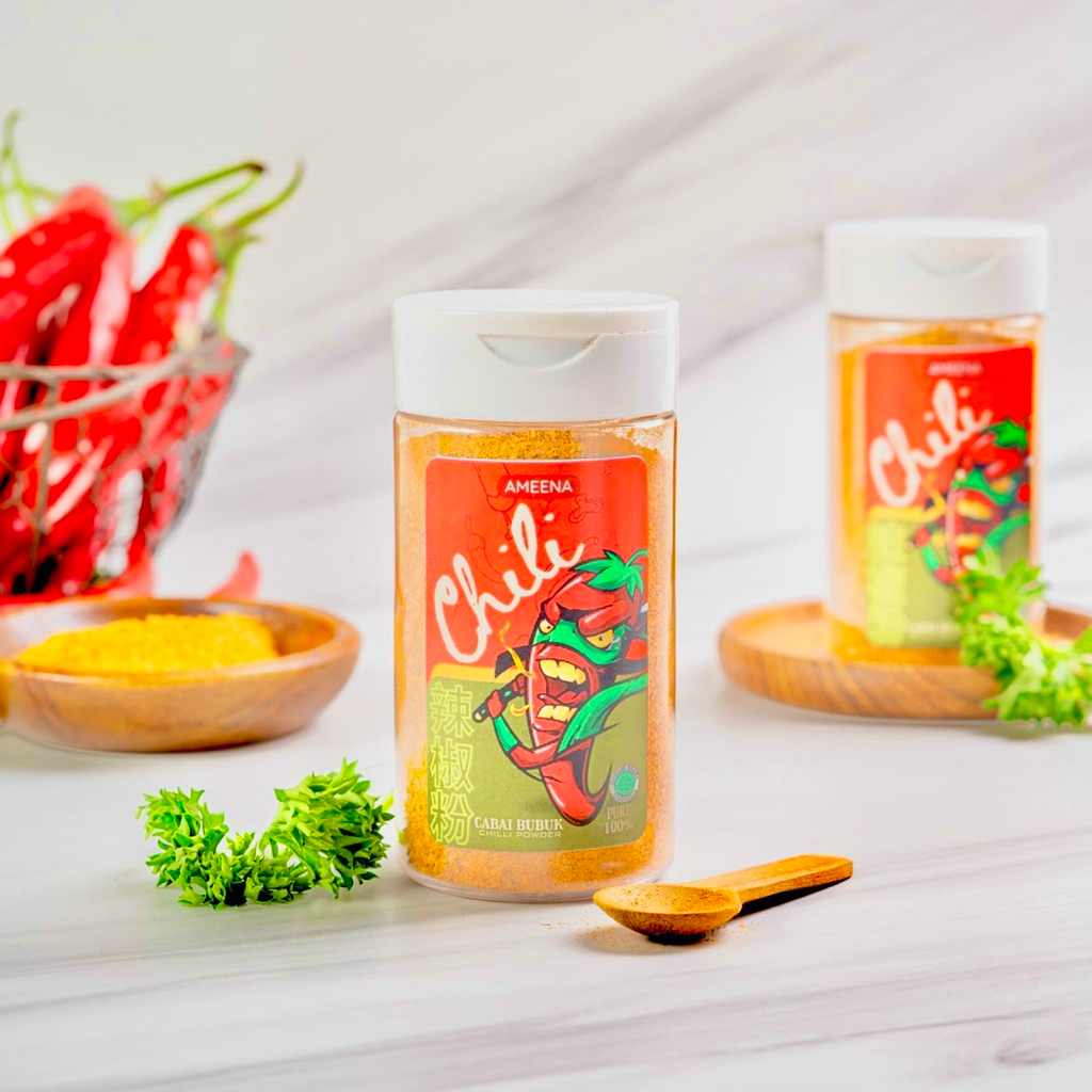 

[ MINI ] Cabai Bubuk Chilli Powder 60GR | Ameena Premium Quality