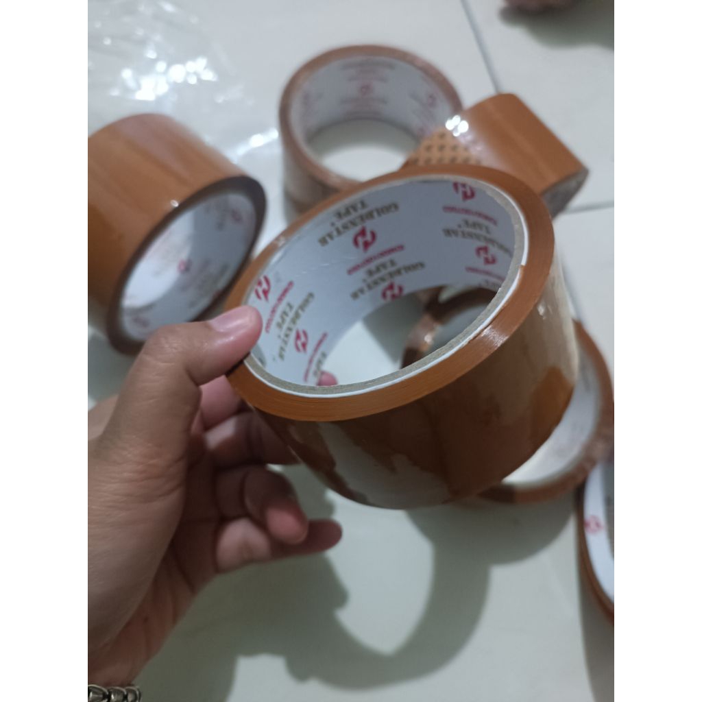 

Lakban. ISOLASI coklat dan bening