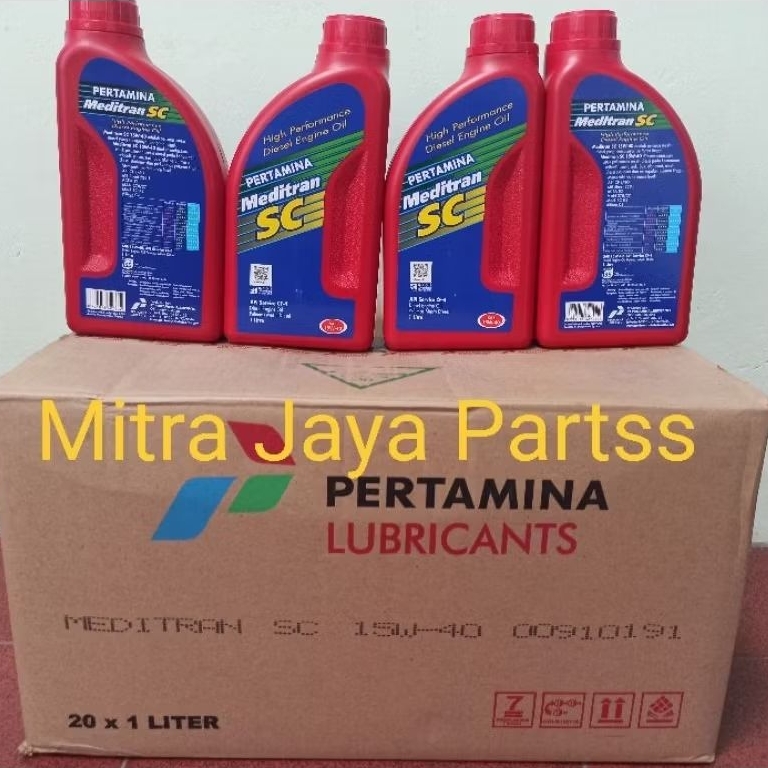 Oli Meditran SC 1 Liter Oli Pertamina Meditran SC SAE-40 1L Perdus