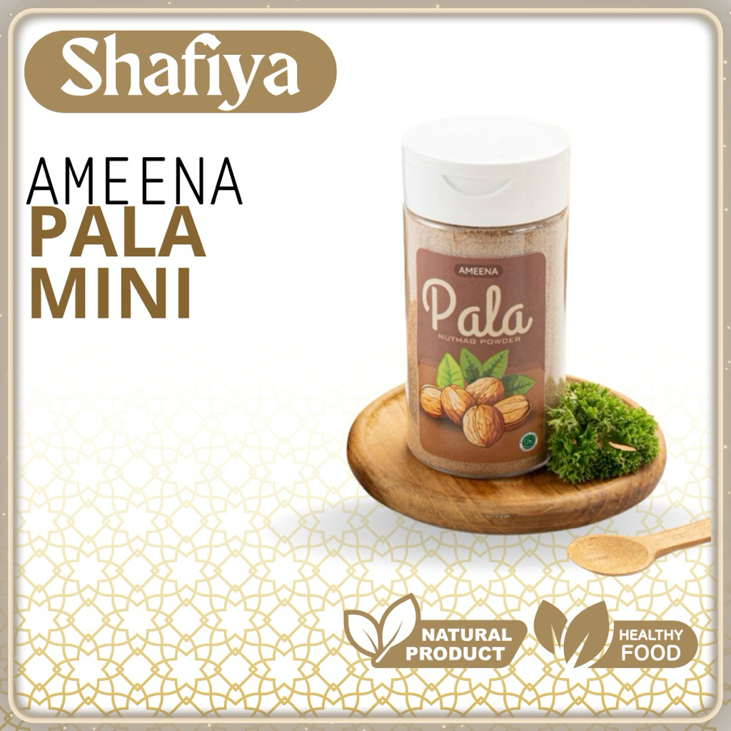 

[ MINI ] Pala Bubuk Asli Ground Nutmetg 70GR | Ameena Premium Quality