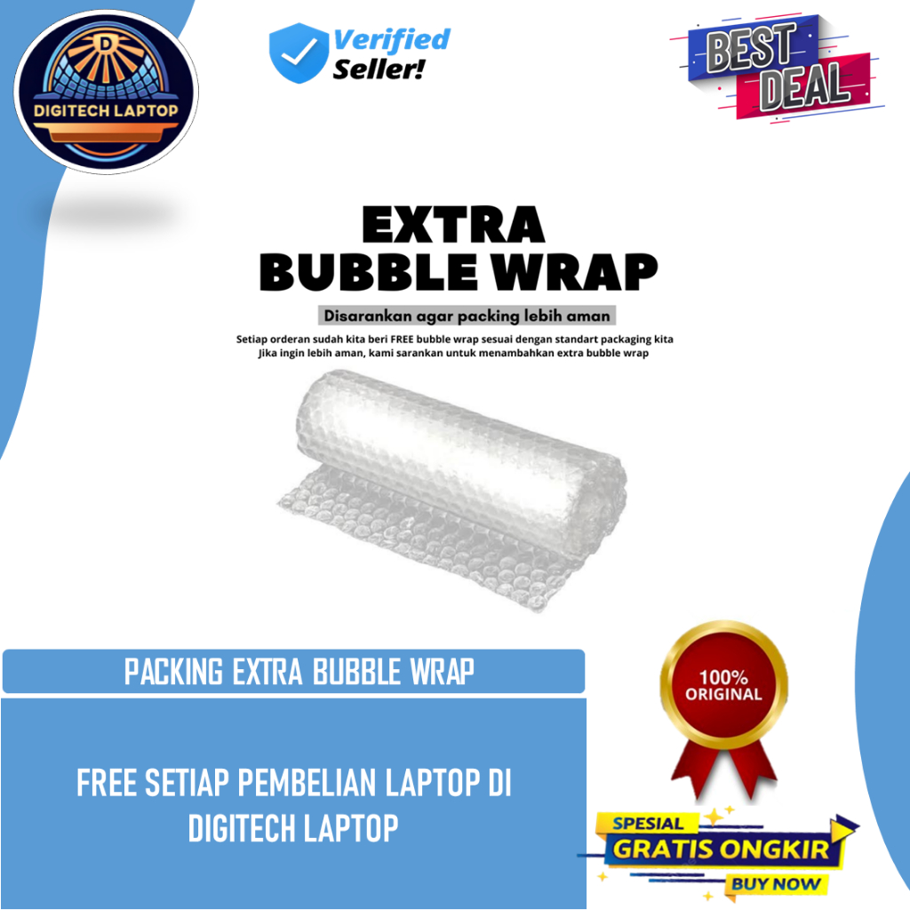 

EXTRA BUBBLE WRAP TEBAL UNTUK PACKINGAN JunDW