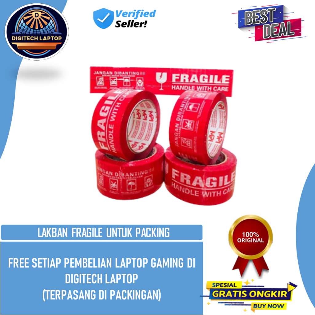

LAKBAN FRAGILE BERLAPIS UNTUK PACKINGAN