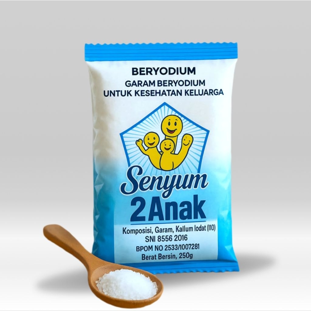 

Garam Senyum 2 anak 250 Gram