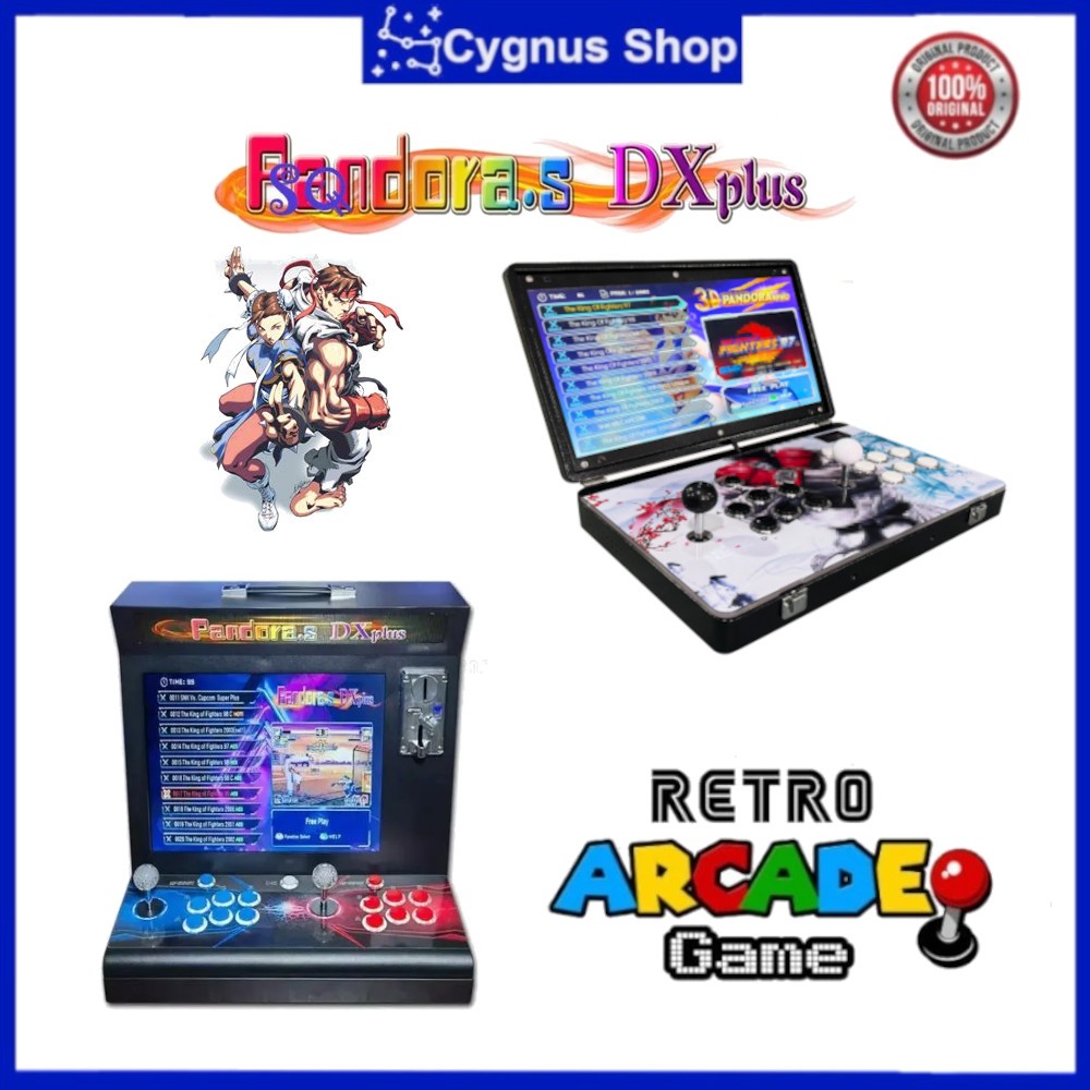 PANDORA DX Plus Arcade Games Fighting Stick 3D Game Box Retro Video Game DINGDONG Arcade