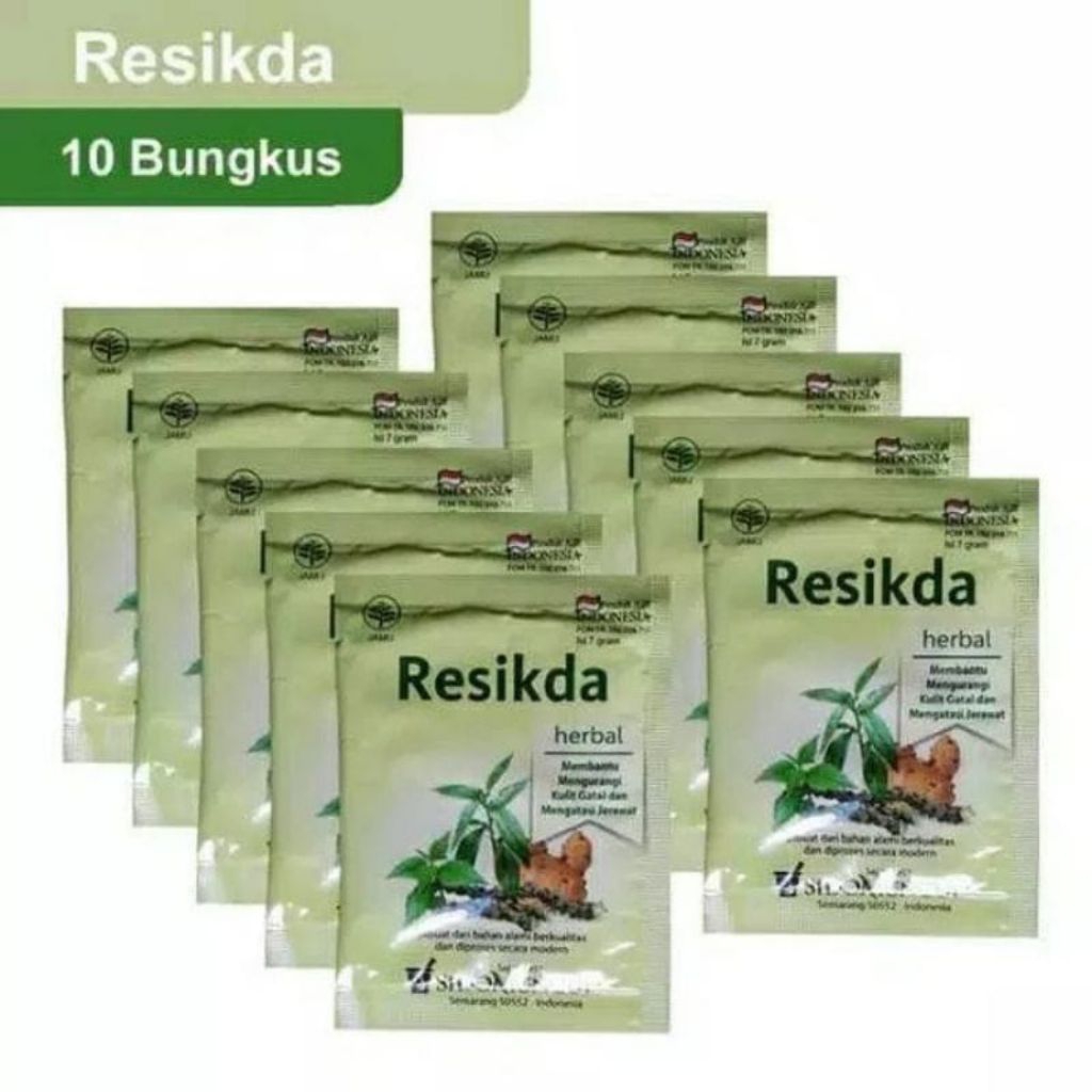 

resikda @10 sachet bersih darah bisul jerawat jamu sidomuncul