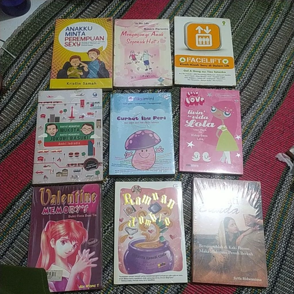 Novel Curhat ibu peri Livin ia Vida lola hidup gaya lola Menyayangi anak sepenuh hati Facelift kisah