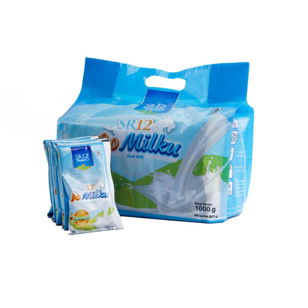

Susu Kambing GoMilku SR12 Rasa Original / Kemasan Sachet / Isi 40 Sachet / Praktis / Menyehatkan Lambung