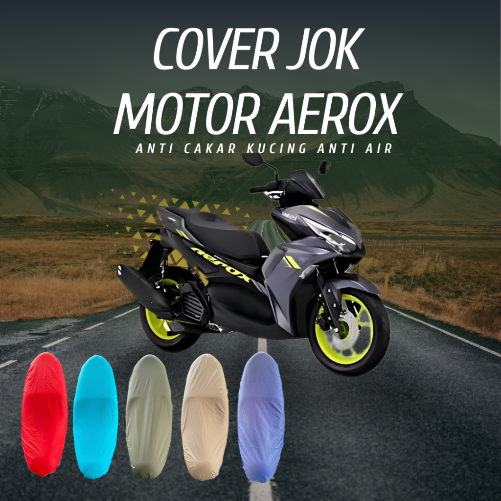Cover jok motor yamaha aerox anti air anti cakar kucing