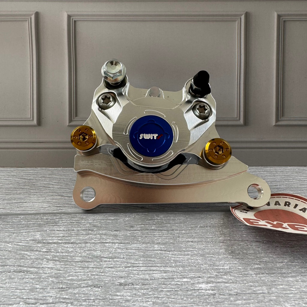 PAKET KALIPER SWITS 2 PISTON FULL CNC + BREKET BELAKANG NMAX