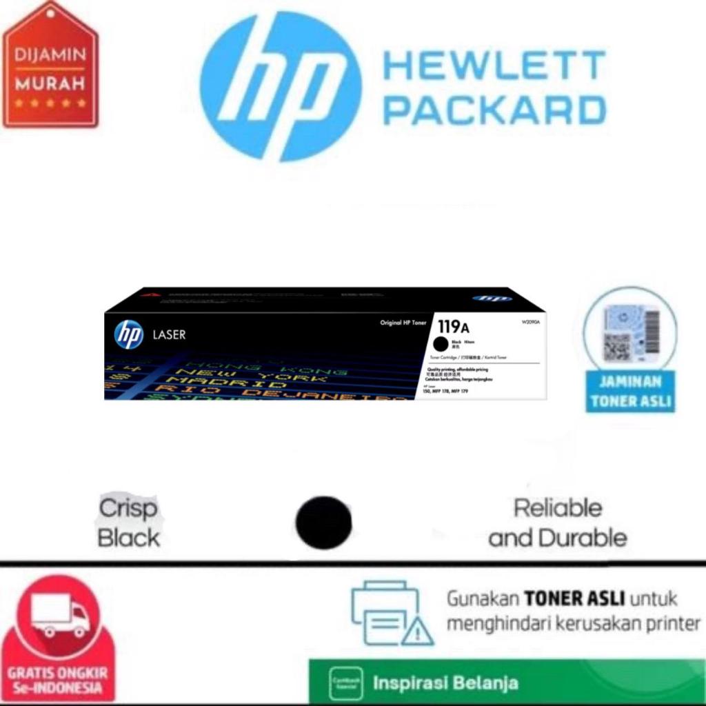 HP Toner Laserjet 119A Original Cartridge W2090A Hitam