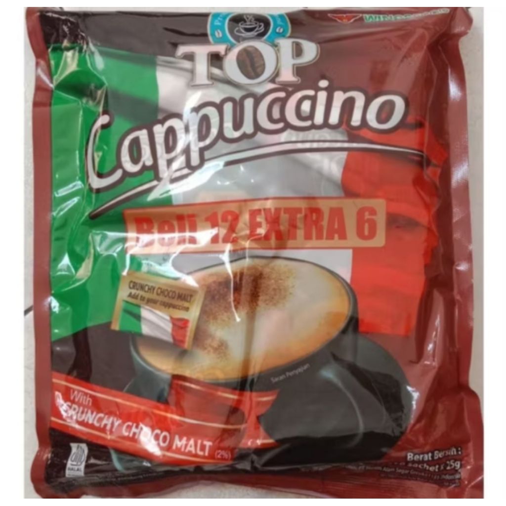 

TOP CAPPUCCINO 12+6 x 25gr